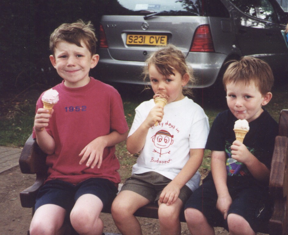 Freya with Josh and Sam. Freya ...